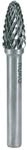 Ruko - Fr&auml;sstift Rbf &Oslash; 6 Mm Kopfl&auml;nge 18 Mm Schaft-&oslash; 6 Mm Hartmetall Blank