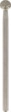 26157105ja Fr&auml;sstift Hartmetall 4.4 Mm Schaftdurchmesser 3.2 Mm - Dremel