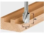 Hw Spi S8 D4/10 Spiralnutfr&auml;ser 4 X 10 X 45 X 8 Mm ( 490977 ) F&uuml;r Oberfr&auml;se Of