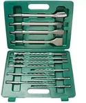 Br&uuml;der Mannesmann 13-teiliges Bohrer Und Mei&szlig;el Set "sds-plus" 12588