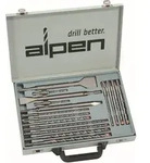 Alpen Hammerbohrer- Und Mei&szlig;elset Sds-plus Kit, 16-tlg., 2-schneider, Sds-plus