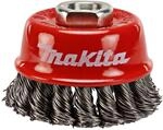 Topfb&uuml;rste, 65 Mm, Gezopft, Verzinkter Stahl, M14 - Makita