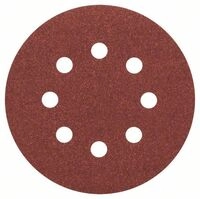 Schleifblatt C430 125 Mm 120 8 L&ouml;cher Klett 5 Stk - Bosch