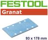 Schleifstreifen stf 93X178 P220 GR/100 Granat – 498939 - Festool