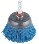 Nylondraht-topfb&uuml;rste, Soft S=6mm, Blau, &Oslash;45mm - 2728000 - Wolfcraft