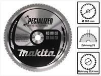 Specialized Kreiss&auml;geblatt F&uuml;r Metall 305 X 25,4 X 2,3 Mm 78 Z&auml;hne ( B-33467 )