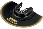 100 Mm Titanium Klinge F&uuml;r Dewalt Multicutter - Halbrund Mit Versetzter Nabe -