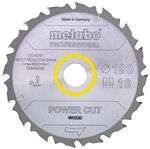 S&auml;geblatt Power Cut Wood - Professional, 152x20, Z12 Fz 15&deg; - Metabo