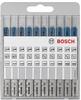 Accessories 2607010631 Stichsägeblatt-Set Basic for Metal, 10-teilig 1 Set - Bosch