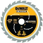 Kapp- Und Gehrungss&auml;geblatt 216x30 Mm 24 Z&auml;hne Xr Extreme Runtime Dewalt - Dt99568