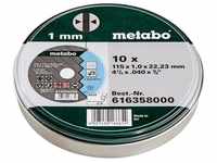 Trennscheiben sp 115x1,0x22,23 Inox, tf 41, 10 Stück in Blechdose - Metabo