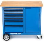Rollwerkbank 1504 0511 Au&szlig;en-b625xt1100xh990mm Schubladenanzahl 7 40 Kg 1000 Kg 1