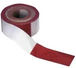 Moravia - Absperrband L.500m B.80mm Rot/wei&szlig; Geblockt 500m/karton Kelmaplast