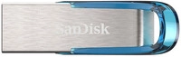 Sandisk Ultra Flair Usb-stick 128 Gb Usb Typ-a 3.2 Gen 1 (3.1 Gen 1) Blau, Silber