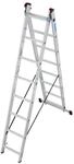 Corda Aluleiter 2x8 Multifunktionsleiter Vielzweckleiter Mehrzweckleiter - Krause