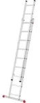 Aluminium-schiebeleiter 's80 Profistep Duo' 2 X 9 Sprossen