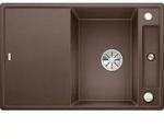 Blanco Axia Iii 45 - Silgranitsp&uuml;le, 78x51 Cm, Mit Zubeh&ouml;r, Infino, Kaffee 523192