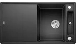 Blanco Einbausp&uuml;le Axia Iii 5 S Silgranit Mit Glasschneidbrett, Infino, Anthrazit
