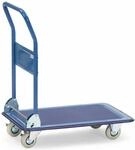 Fetra Ganzstahlwagen, Ladefl&auml;che 910 X 610 Mm, Mit Plattform Aus Stahlblech