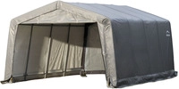 Folien Zeltgarage Ger&auml;tehaus Grau 490x370x260 Cm - Shelterlogic