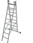 Krause Aluminium-mehrzweckleiter Stabilo Mit Treppenfunktion 6,05 M Viel-/