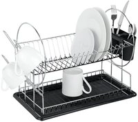 Metall Abtropfgestell Mit Besteckkorb Und Tassenhalter - 50 X 36 Cm - Geschirr