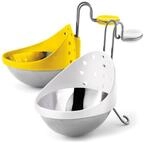 Cuisipro - Ein Set Mit Zwei Teilen Fuer Pochierten Eier ( Gelb Und Weiss) - 747308 -
