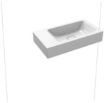 Kaldewei Cono Wand Handwaschtisch 3073 Mit 1 Hahnlochbohrung Rechts, 55 Cm