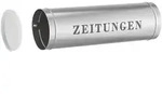 Burg Wachter - Burg Zeitungsbox Ferrostar, Stahl Verzinkt Silberf&auml;rbig