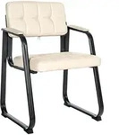 Besucherstuhl Canada B Kunstleder Creme