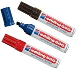 Edding - 500 4-500003 Permanentmarker Blau Wasserfest: Ja