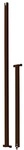 Abus - Stangenset F&uuml;r Fos / Fsa 3b 118cm/118cm Riegelstangen Braun, 2 St&uuml;ck