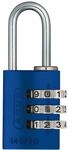 Abus - Zahlenschloss 145/20 Blau Lock-tag