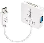 Lindy 41028 Adapter De Cable De Video Displayport Dvi-d + Vga (d-sub) + Hdmi Schwarz