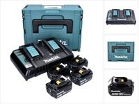 Makita - Power Source Kit 18 V Mit 4x Bl 1830 B Akku 3,0 Ah + Dc 18 Rd