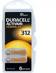 Duracell - H&ouml;rger&auml;tebatterie Za 312 1.45 V 6 St. 160 Mah Zink-luft Activair 312