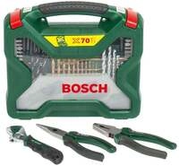 Bosch Bit-bohrer Set X-line 70-teilig Inkl. Zangen-set Bohrer-bit