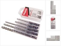 Set Mit 5 Bohrern Makita Sds-plus 4-schneiden Tct Nemesis Ii - B-58992