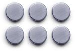 Magnet-set, 6-tlg., Edelstahl