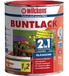 Wilckens - Buntlack 2in1 Ral3000 Feuerrot Gl&auml;nzend 0,75l 10430000050