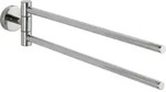 Wenko - Handtuchhalter Bosio Gl&auml;nzend Edelstahl, Rostfrei, Silber Gl&auml;nzend,