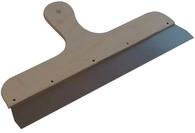 Promat Fl&auml;chendekorspachtel Breite 600 Mm Holzgriff Poliertes Stahlblatt