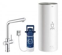 Red Duo Armatur Und Boiler Gr&ouml;&szlig;e L, L- Auslauf, 30325001 - Grohe