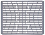 Goodgrips / Oxo Sp&uuml;lbeckenmatte 32x41cm Silikon Grau
