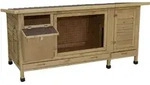 Kerbl - Kaninchenstall Xxl Vario Mit Heuraufe Ma&szlig;e 155x76x80 Cm