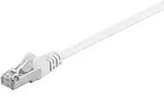 Cat 5e Patchkabel, F/utp, Wei&szlig;, Kupferkaschierter Aluminiumleiter (cca). Kabell&auml;nge
