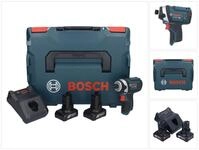 Bosch Gdr 12v-105 Professional Akku Drehschlagschrauber 12 V 105 Nm 1/4" + 2x...