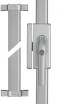 Abus Silber Fos650a S Al0125 Fenster-stangenschloss 3 Punkt Verriegelung Alarm