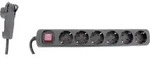 Rev - 0012626514 Steckdosenleiste Mit Schalter 6fach Schwarz Schutzkontakt 1 St.