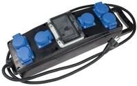 S1+ Vollgummi-steckdosenleiste 230v/16a/max. 3500w Ip44